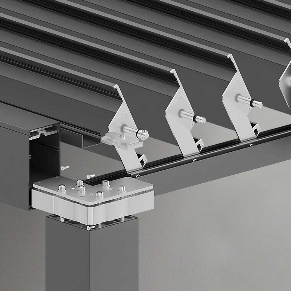 Sekční ovládání lamel a komfort