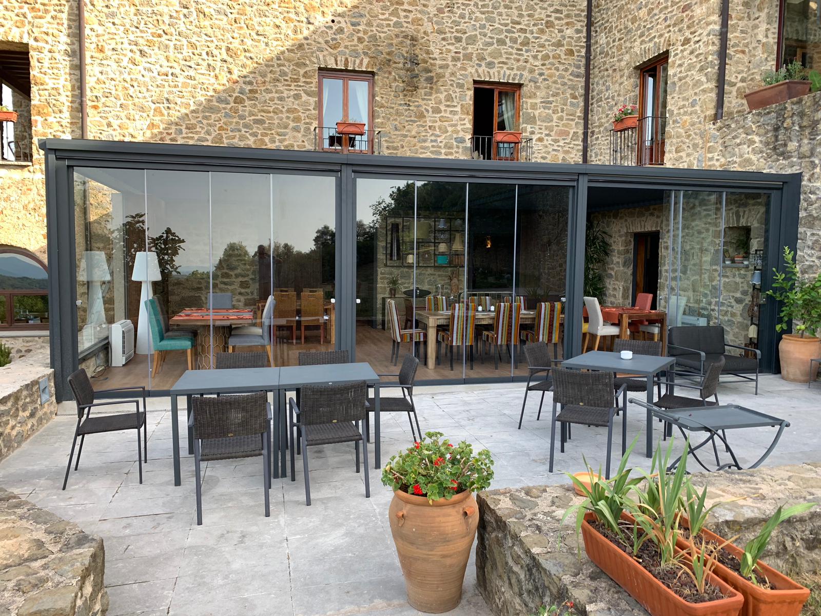 Detail konstrukce zimní zahrady Zenyd