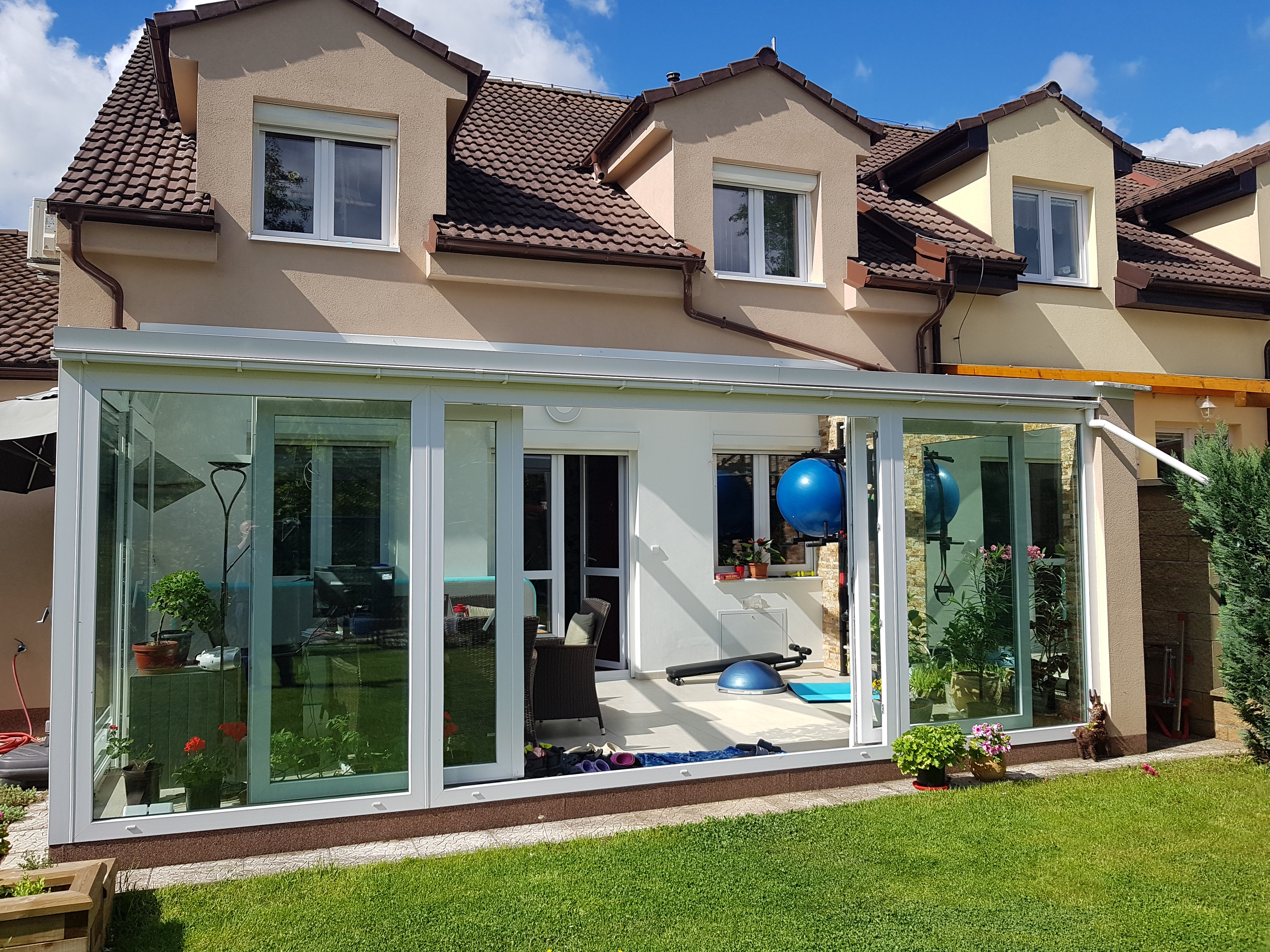 Zimní zahrada u rodinného domu